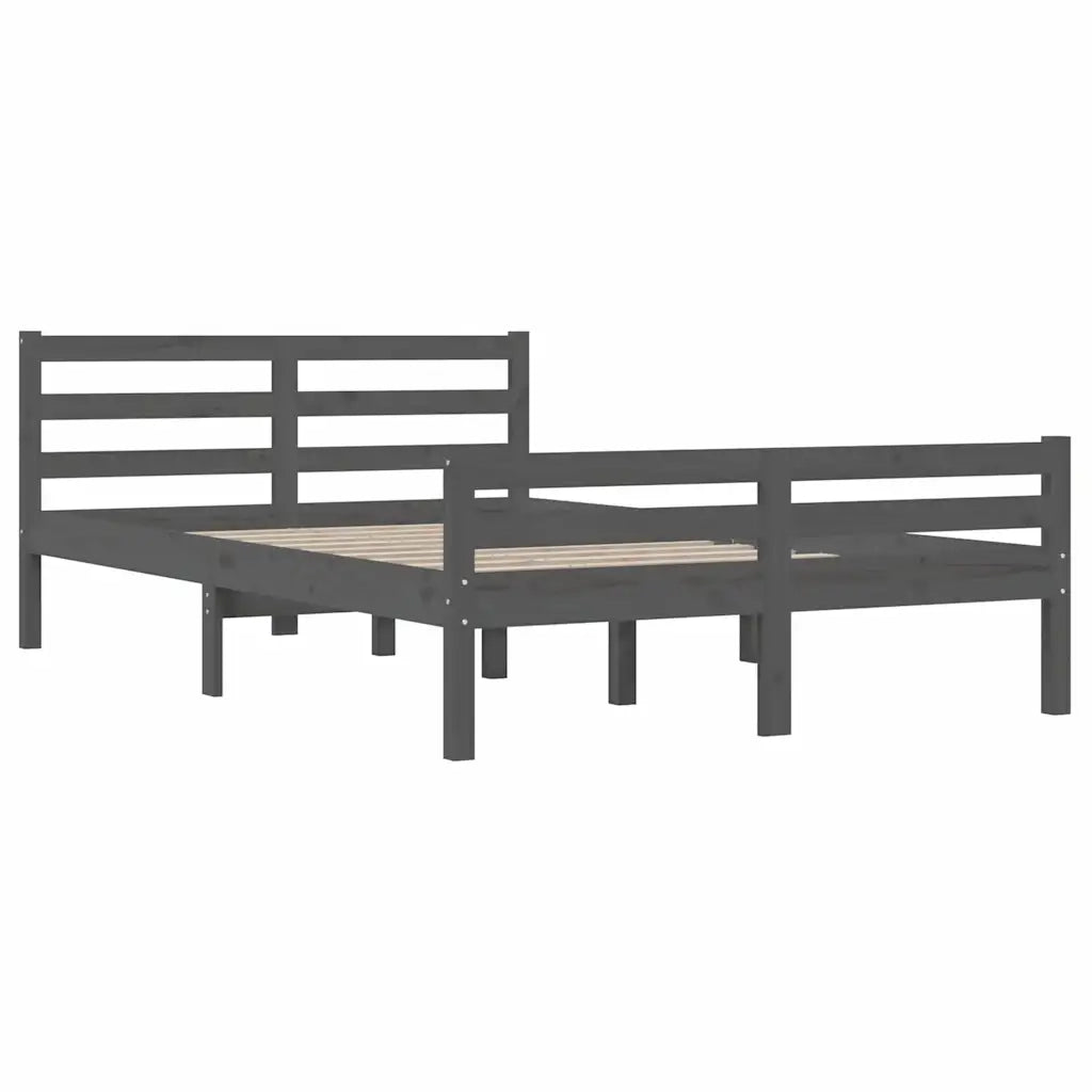 Giroletto Grigio in Legno Massello 140x200 cm