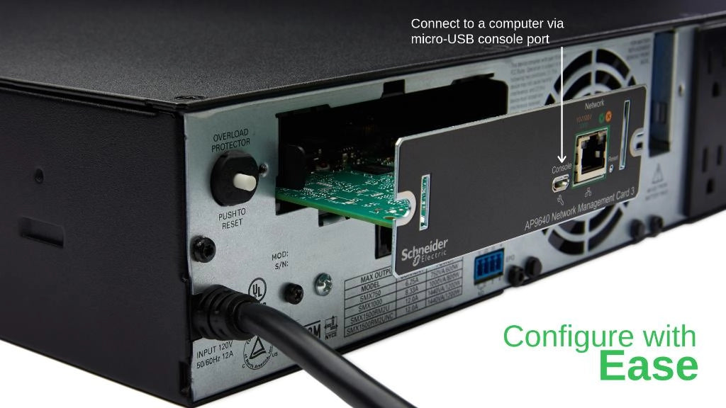Apc ups network management card - AP9640