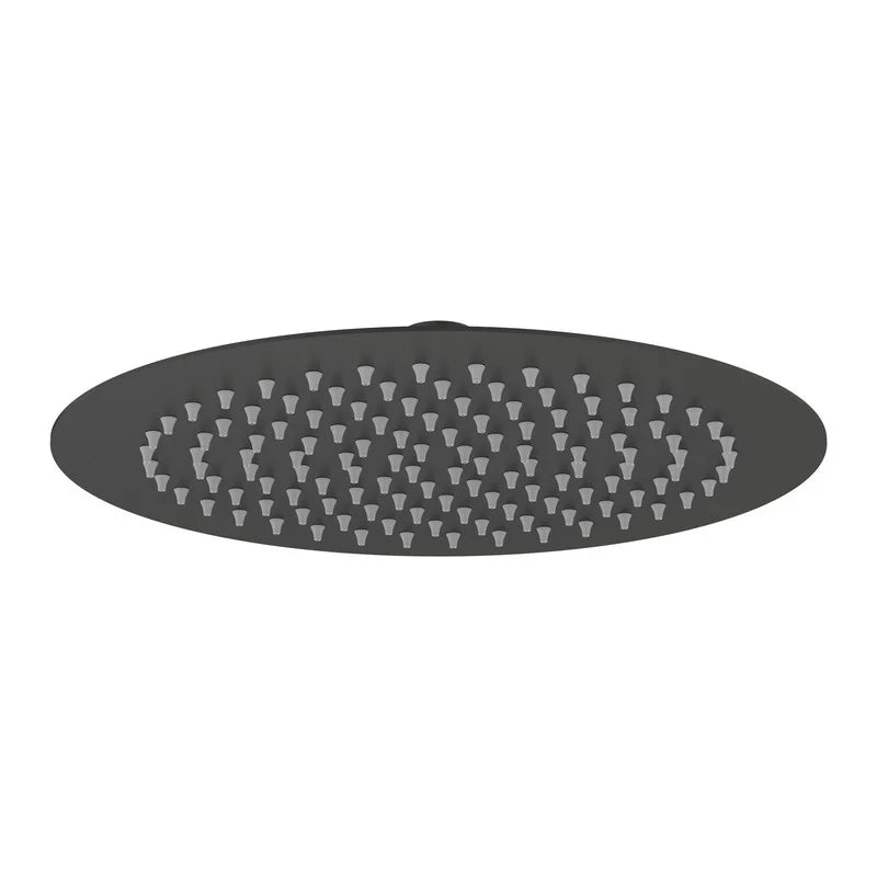 Soffione tondo diametro 25 cm gungrey - serie Giove