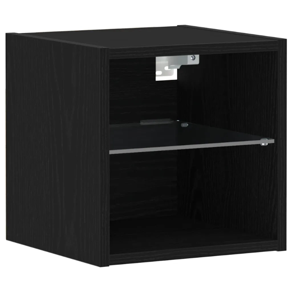 Armadio da letto a muro LED Nero 30 x 28,5 x 30 cm 863085