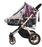 Copertone per passeggino universale trasparente in PVC impermeabile con chiusura a righello - Dimensioni 55x75x40 cm - Accessorio per passeggino - 100% nuovo - Copertone per passeggino