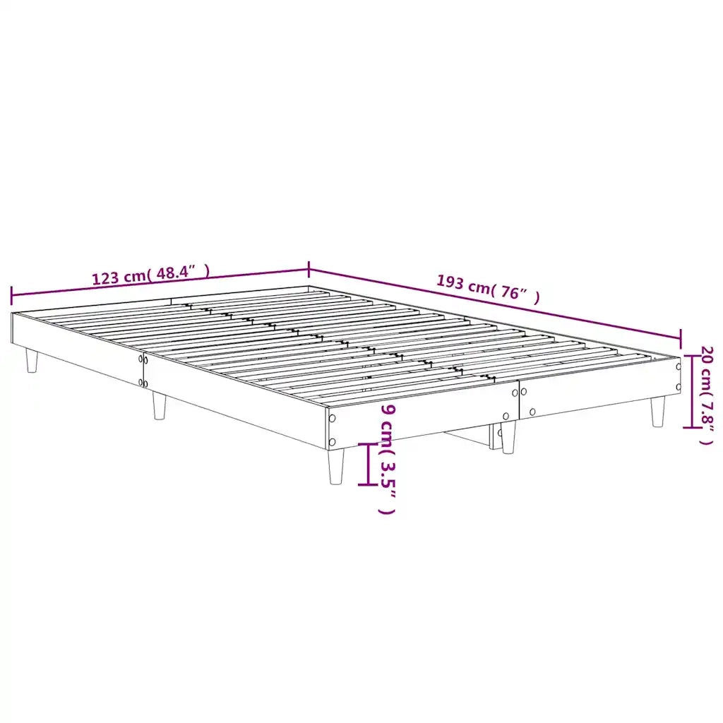 Giroletto Nero 120x190 cm in Legno Multistrato 832086