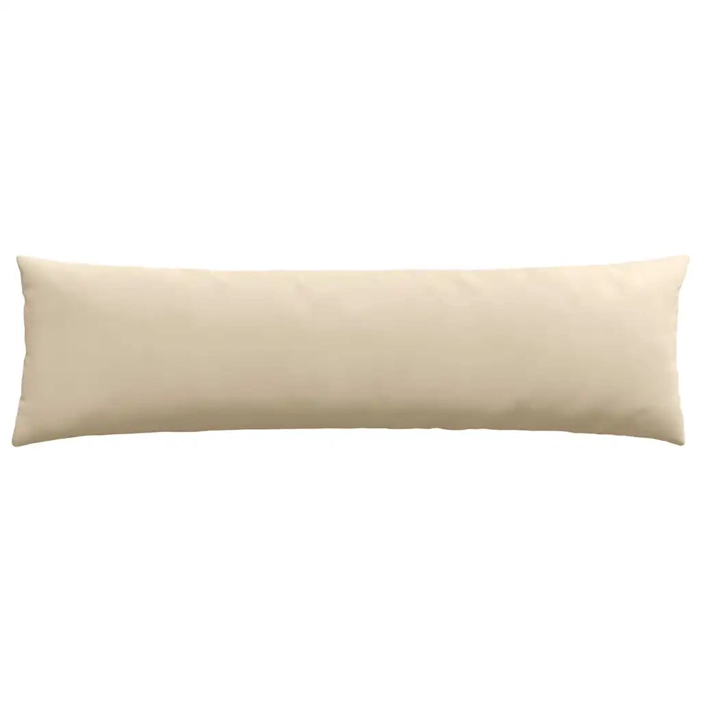 Cuscini da Divano 2 pcs Crema 145 x 40 cm Tessuto