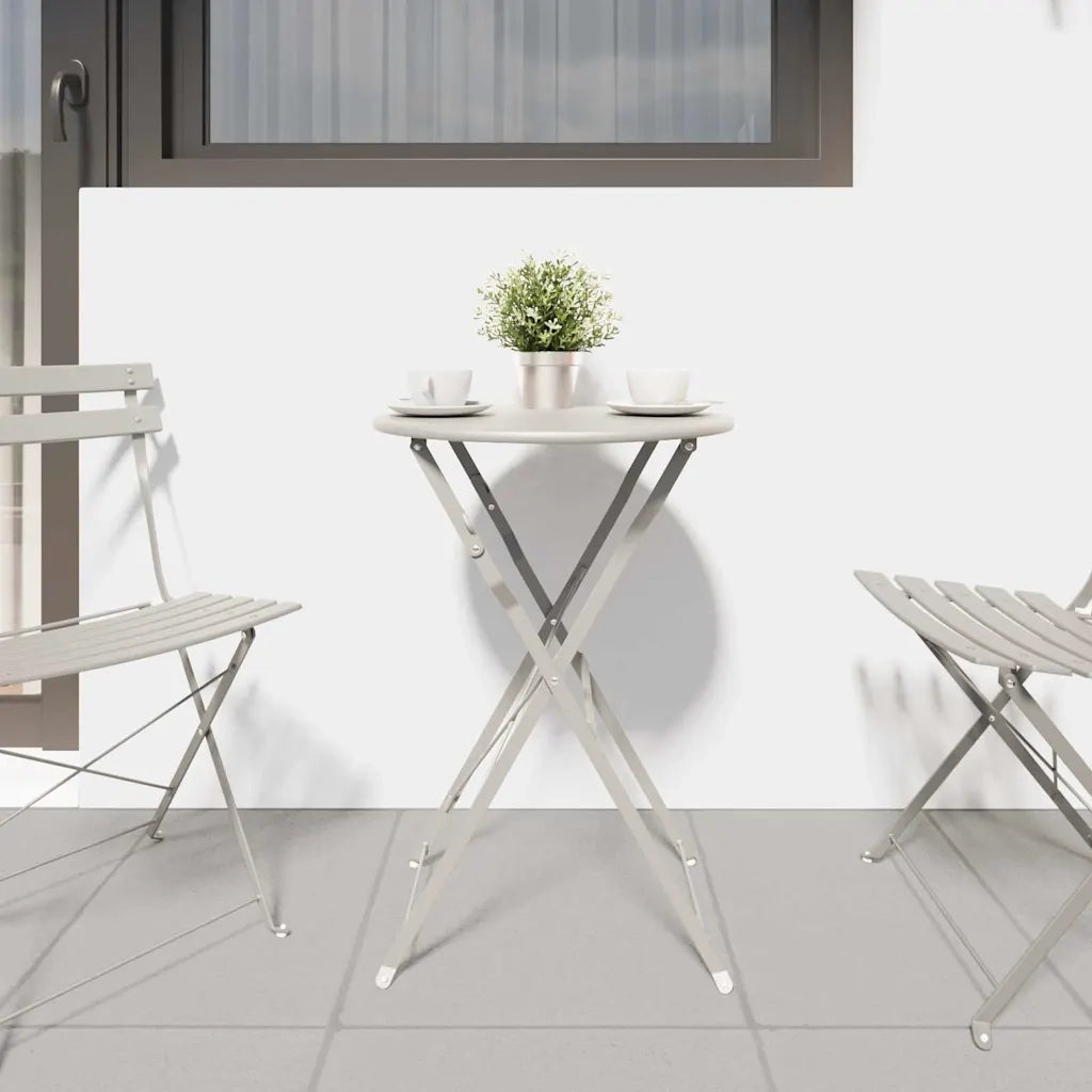 Tavolo da bistrot Beige Ø 50 x 71 cm 42002965