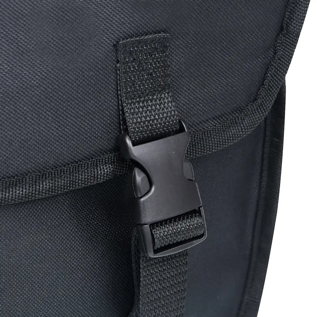Borsa Singola Bicicletta Impermeabile per Portapacchi 21 L Nero CFW9197829