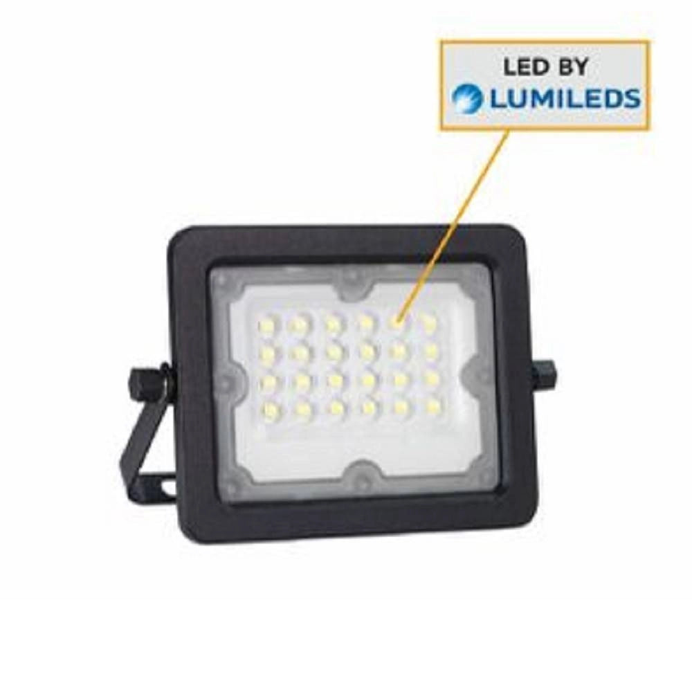 Trade Shop - Faretto Led Proiettore Slim Esterno Nero 20w Ip65 Luce 4000k 6500k 3000k Fs20w-n -