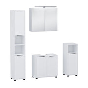 Vicco Set di mobili da bagno Bianco 4 parti