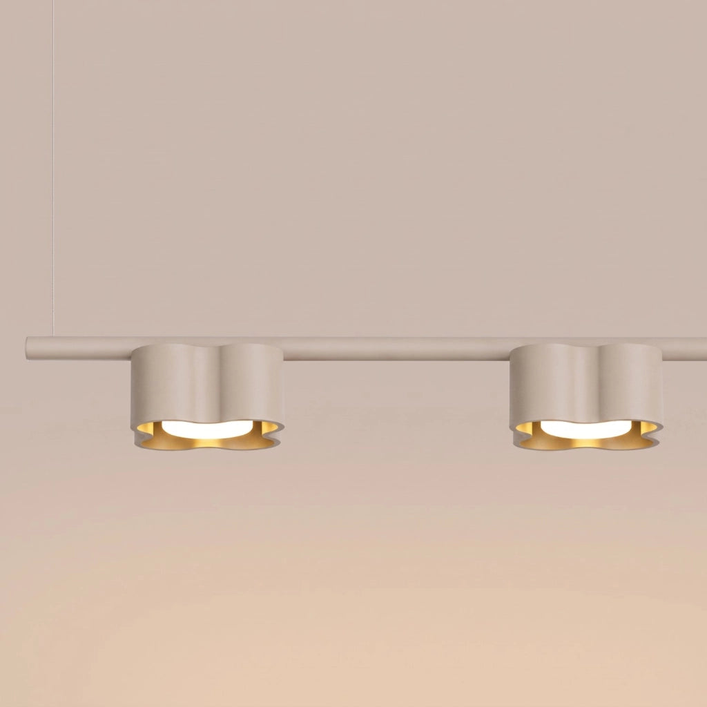 Lampadario OVIO 4 tortora Gx53