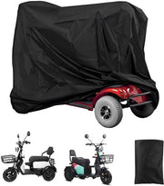 Coprimozzo acqua resistente per scooter - Protezione da pioggia - Nero - Protezione da radiazioni UV - Adatto per scooter - Dimensioni 190x70...