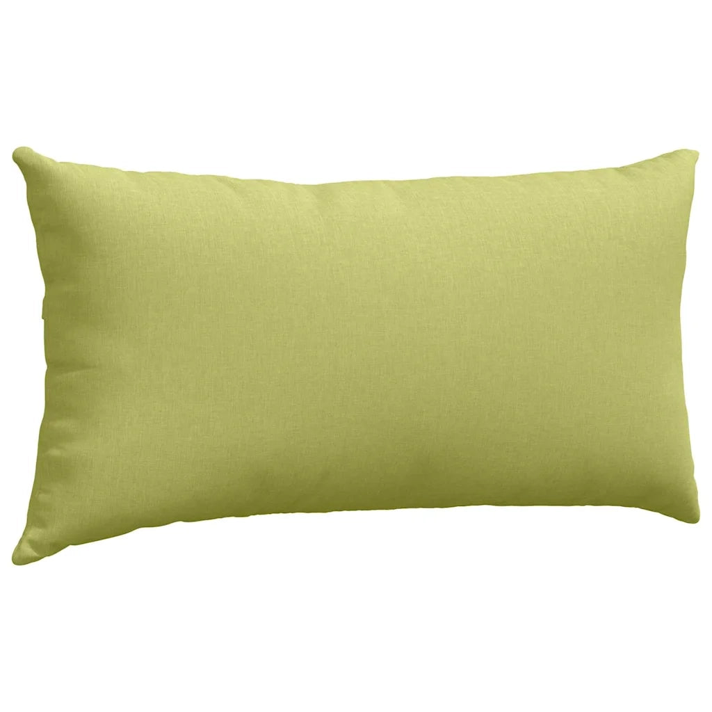 Cuscini da Divano 2 pz-Set di 2 Cuscini per Sofa Verde chiaro 80 x 40 cm Tessuto