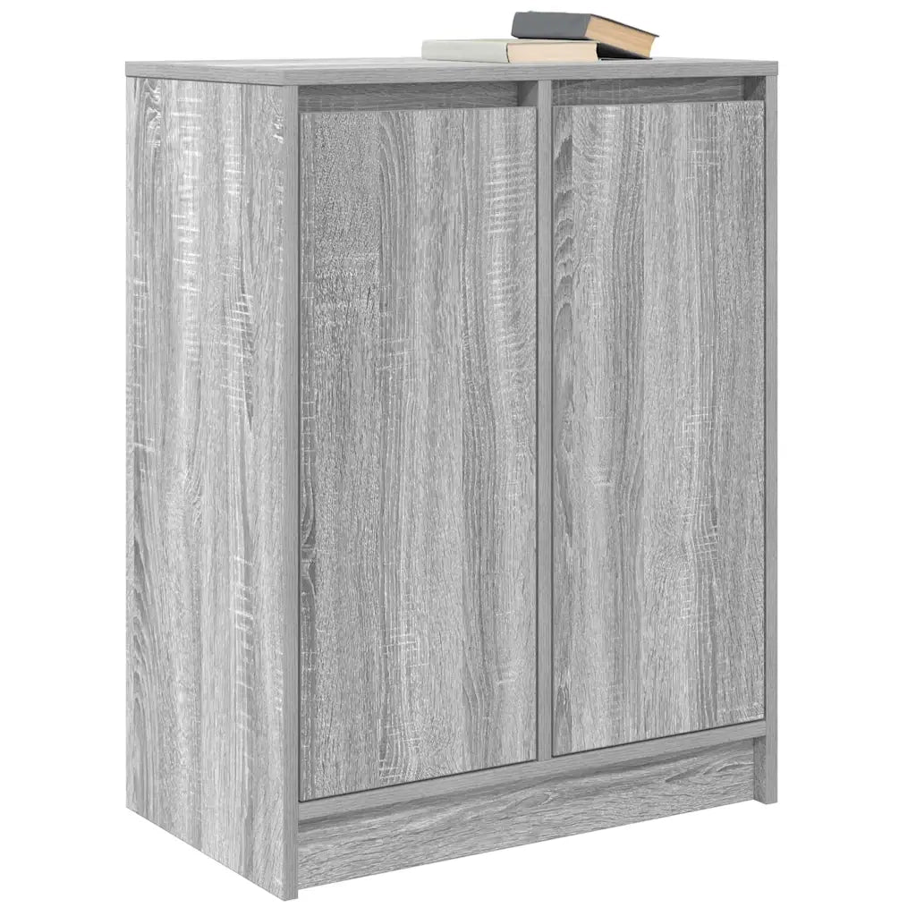 Credenza Grigio Sonoma 57x34x76 cm in Legno Multistrato