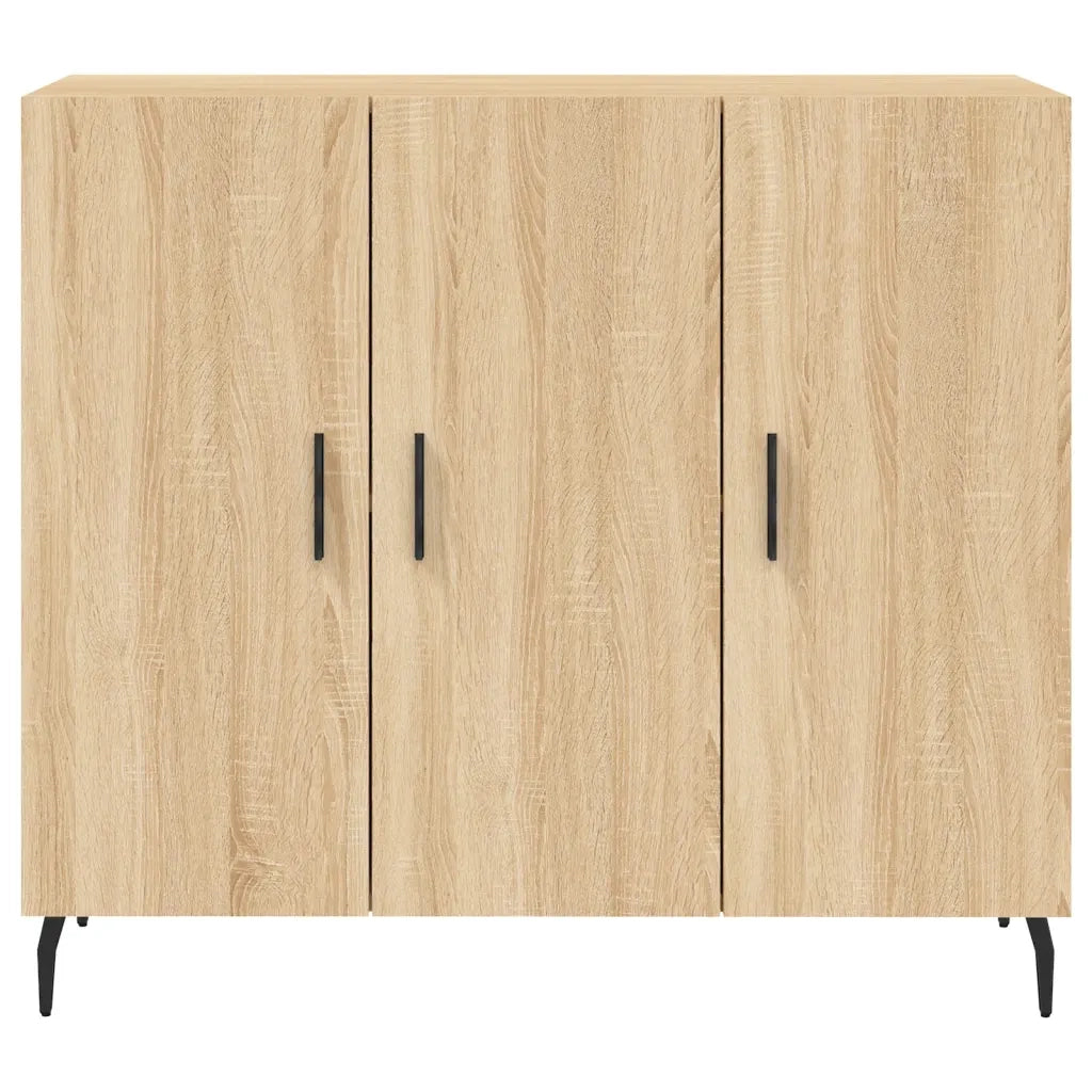 Credenza-Buffet-Armadio da cucina Rovere Sonoma 90x34x80 cm in Legno Multistrato 155831