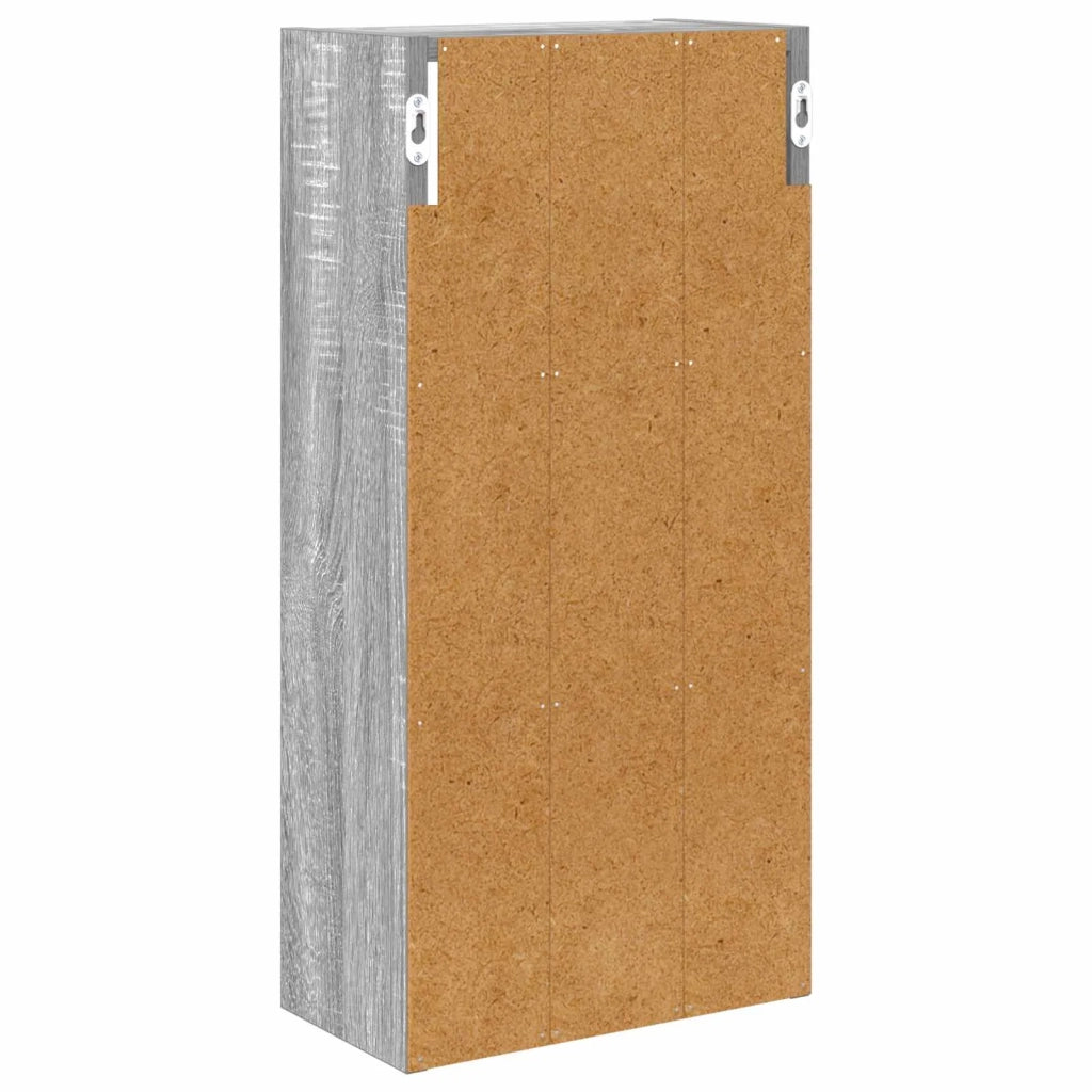Armadio da bagno a muro Sonoma grigia 30 x 16 x 62,5 cm 889340