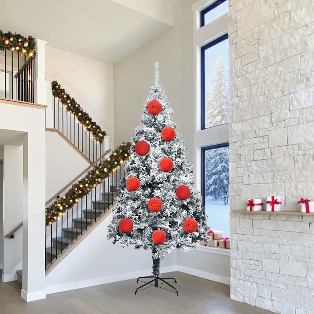 Set di palline di Natale XXL 3 pz Rosso Plastica CFW6649512