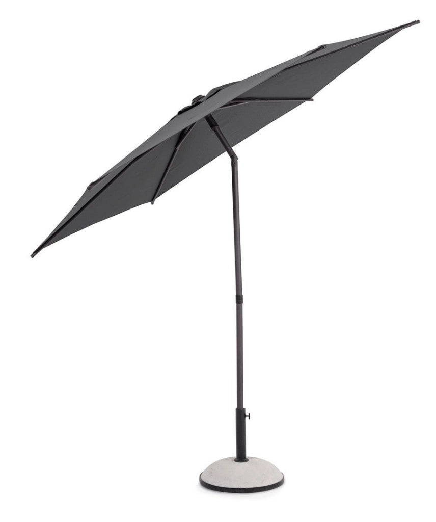 Ombrellone da Giardino Ø270x220 cm in Acciaio Samba Grigio