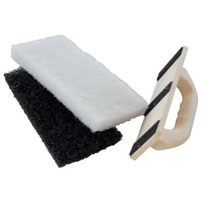 FRATTONE PULIZIA PIASTRELLE 873 ANCORA  BASE POLIURETANO 2 TAMPONI H.MM 20 MM 250X120