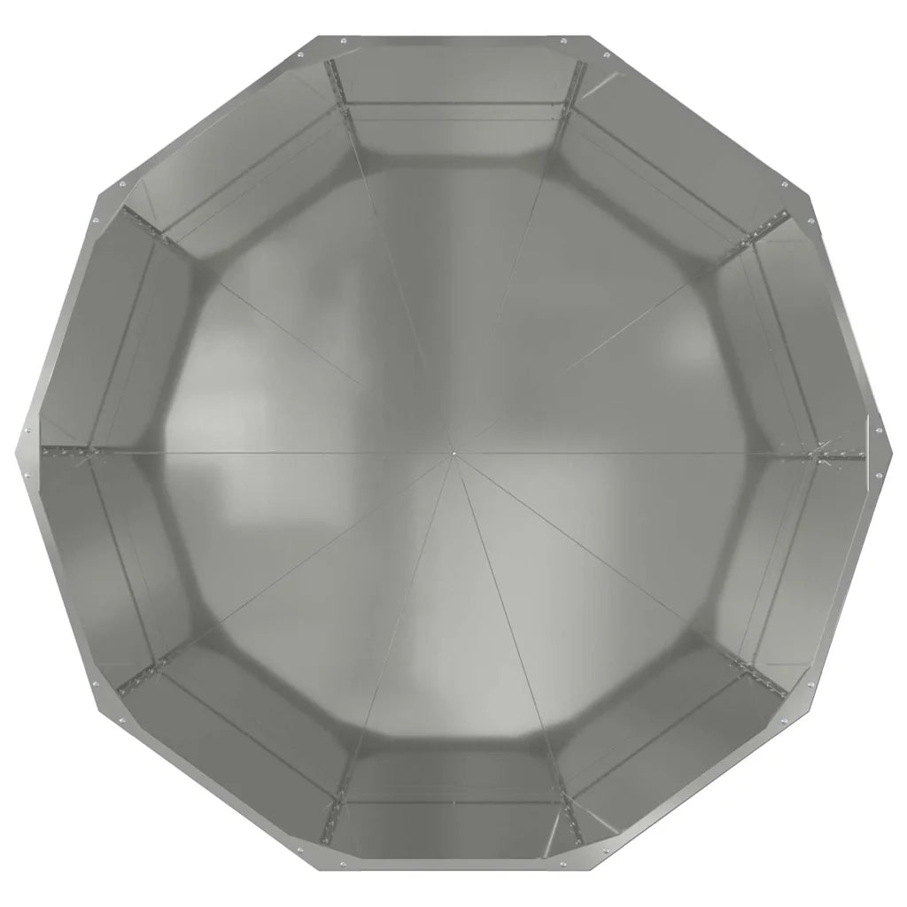 Fioriera Argento 120 x 120 x 50 cm Acciaio zincato