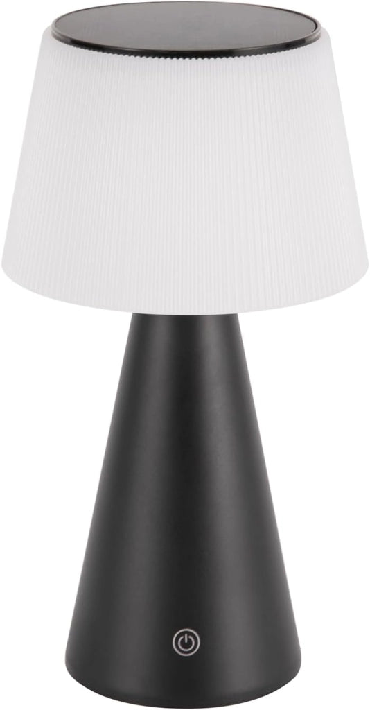 ZMH Lampada da tavolo LED wireless solare batteria moderna dimmerabile per soggiorno giardino comodino