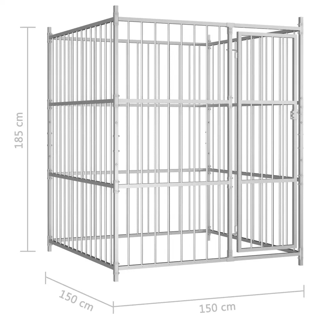 Canile da Esterno 150x150x185 cm 144618
