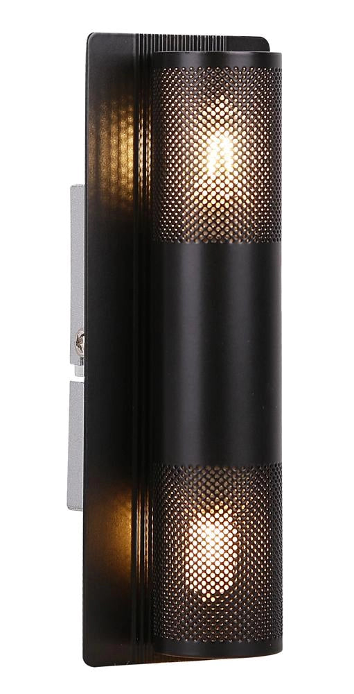 Applique da parete Emu 2xG9 nera metallo Candellux