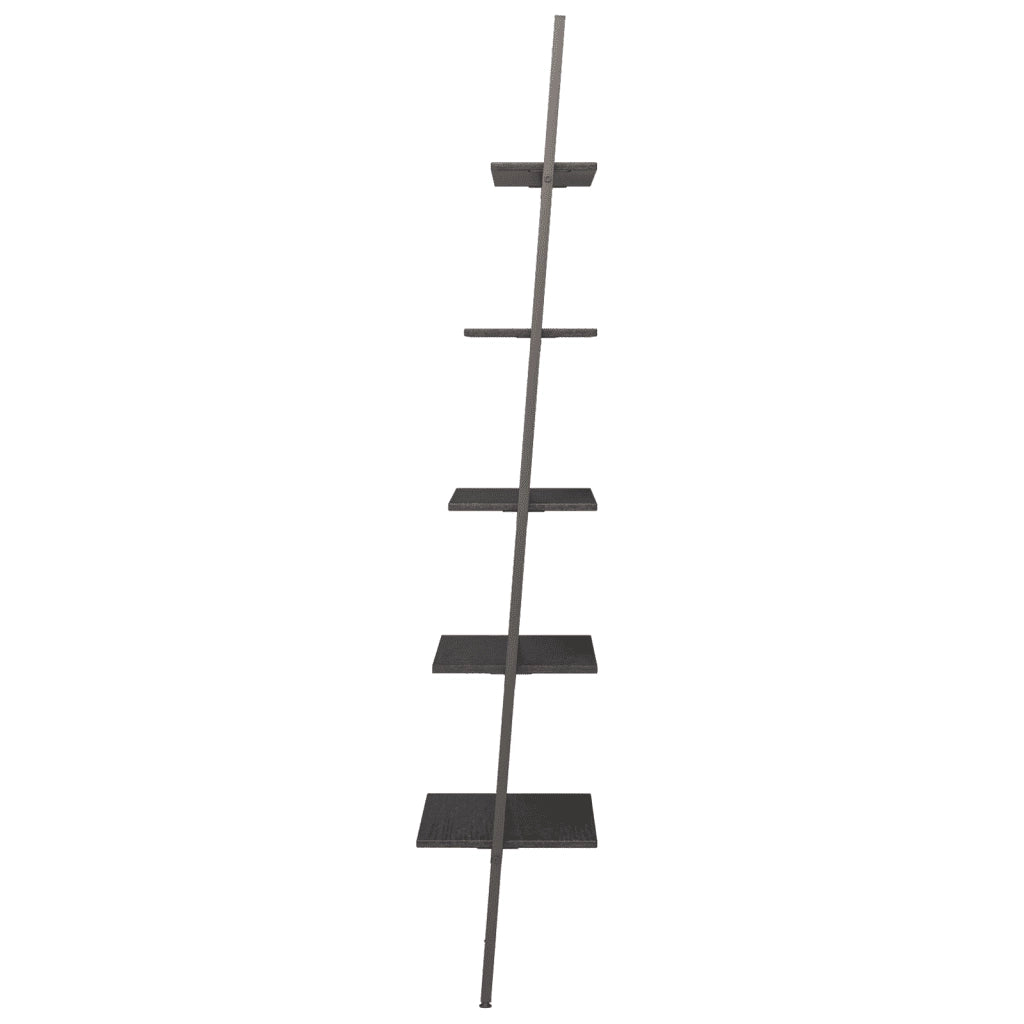Scaffale Pendente a 5 Livelli Nero 64x34x185,5 cm cod mxl 14739