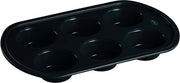 Barbecue forma per panini e biscotti, forma per muffin di alta qualità per barbecue a gas e carbone o forno, resistente al calore fino a 400 °C, piatto di acciaio con rivestimento antiforfora