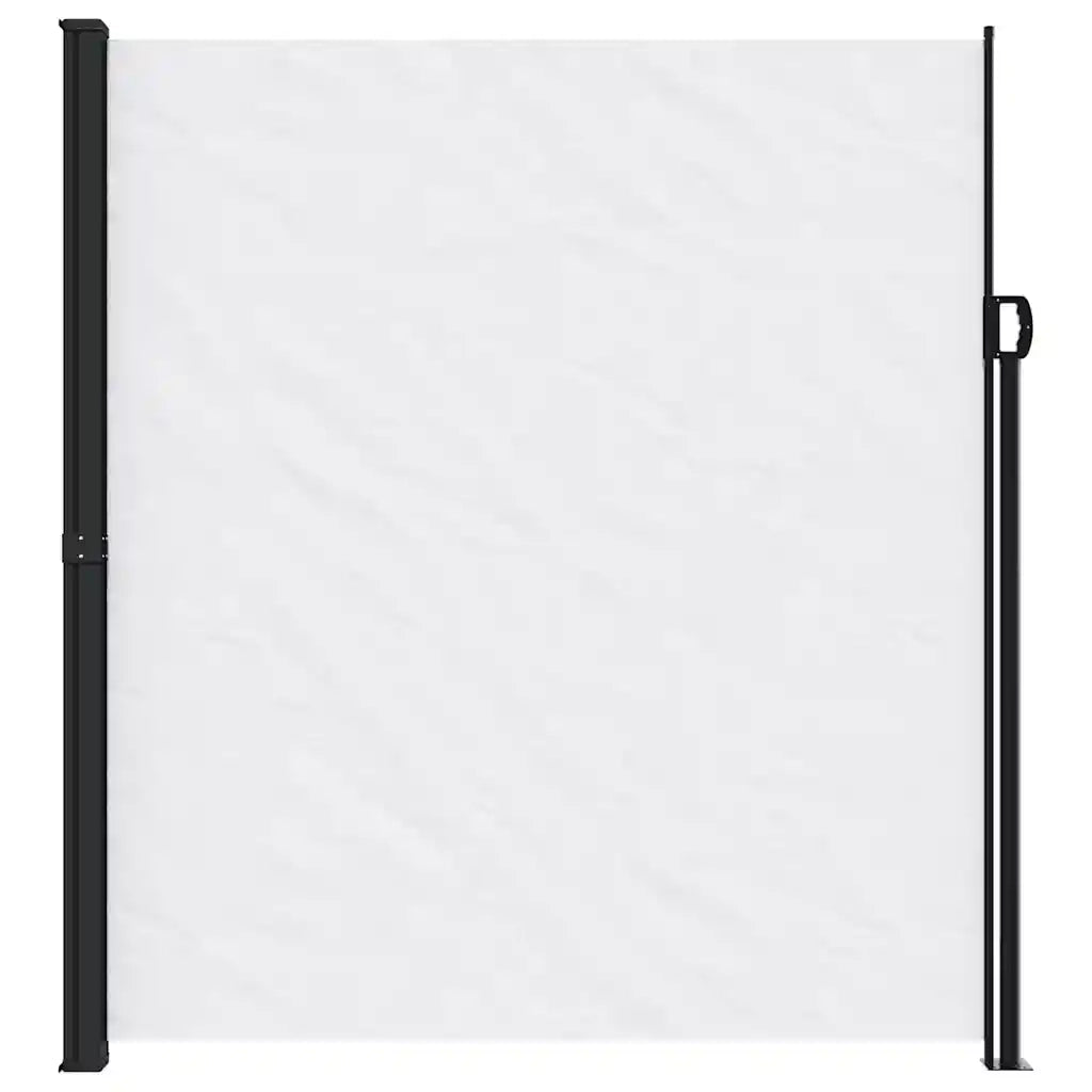 Tenda da Sole Laterale Retrattile-Tenda parasole per balcone per giardino Bianco 220x300 cm