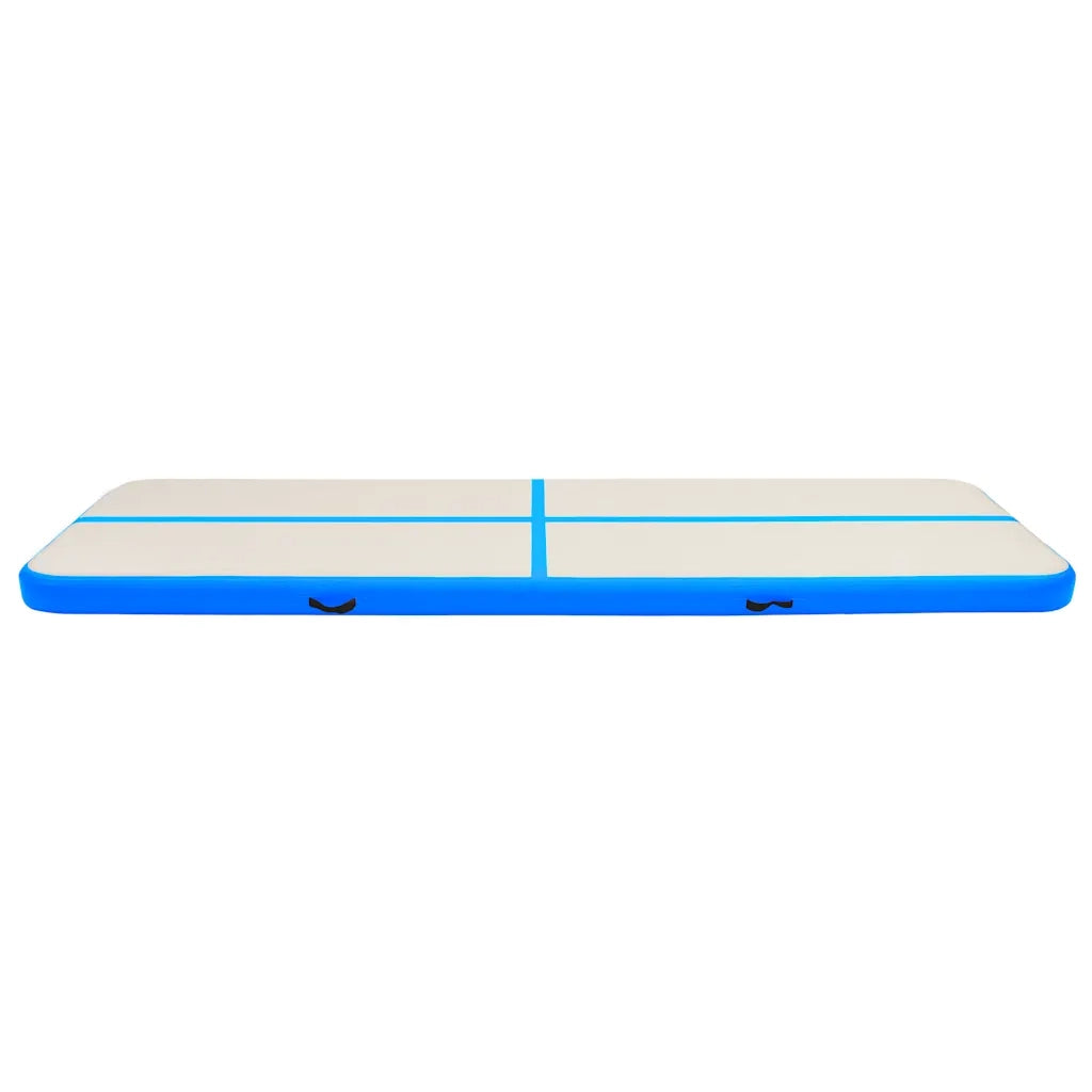 Tappetino Ginnastica Gonfiabile con Pompa 700x100x20cm PVC Blu cod mxl 58883