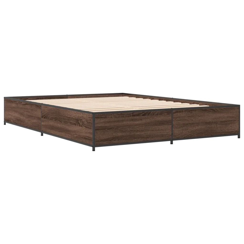 Giroletto Rovere Marrone 140x190cm in Legno Multistrato Metallo 3279856