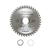 Disco circolare widia per legno 115x22,23mm, max. velocità. 13.200 giri/min, 40 denti, Crownman industriale