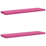 Cuscini per Panchina a 2 Pezzi VUGHT 2 pz 100% Poliestere Rosa 952261