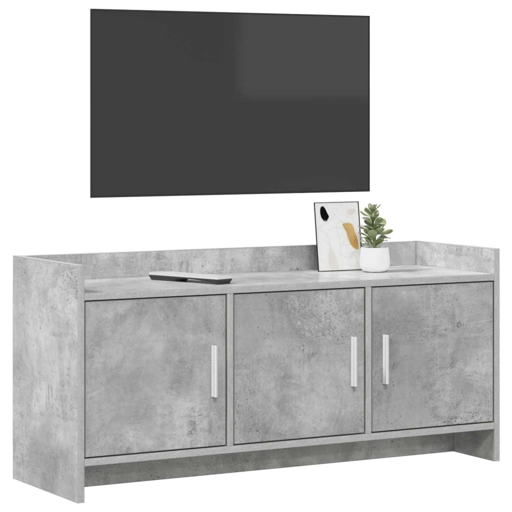 Mobile TV 102 x 33 x 47 cm Grigio Cemento Legno ingegnerizzato 8011190