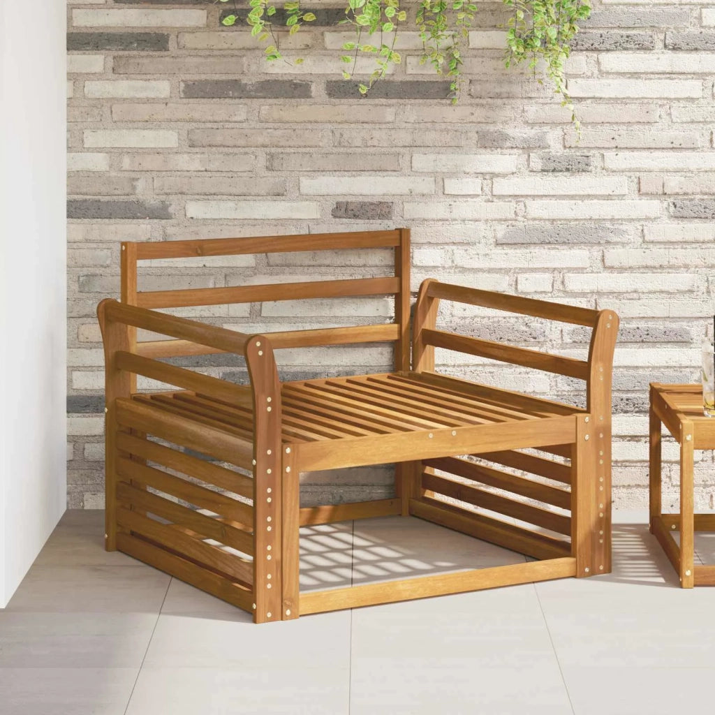 Bracciolo 2 pz Naturale 78,5 x 8 x 60 cm 900589