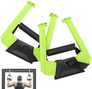 Attrezzo per allenamento a casa - Portatile - Zoccolo di porta - 100 kg sostenibile - Facile da installare - Maniglione di porta