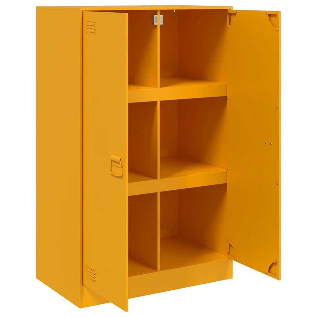 Credenza | Madia | Buffet da pranzo | Armadio da pranzo Antracite 67x39x107 cm in Acciaio