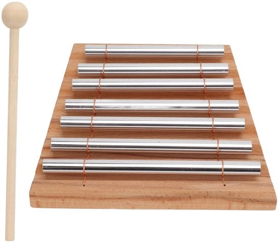 Campana a mano a 7 stecchi in alluminio - Meditazione - Addestramento musicale - Suono chiaro