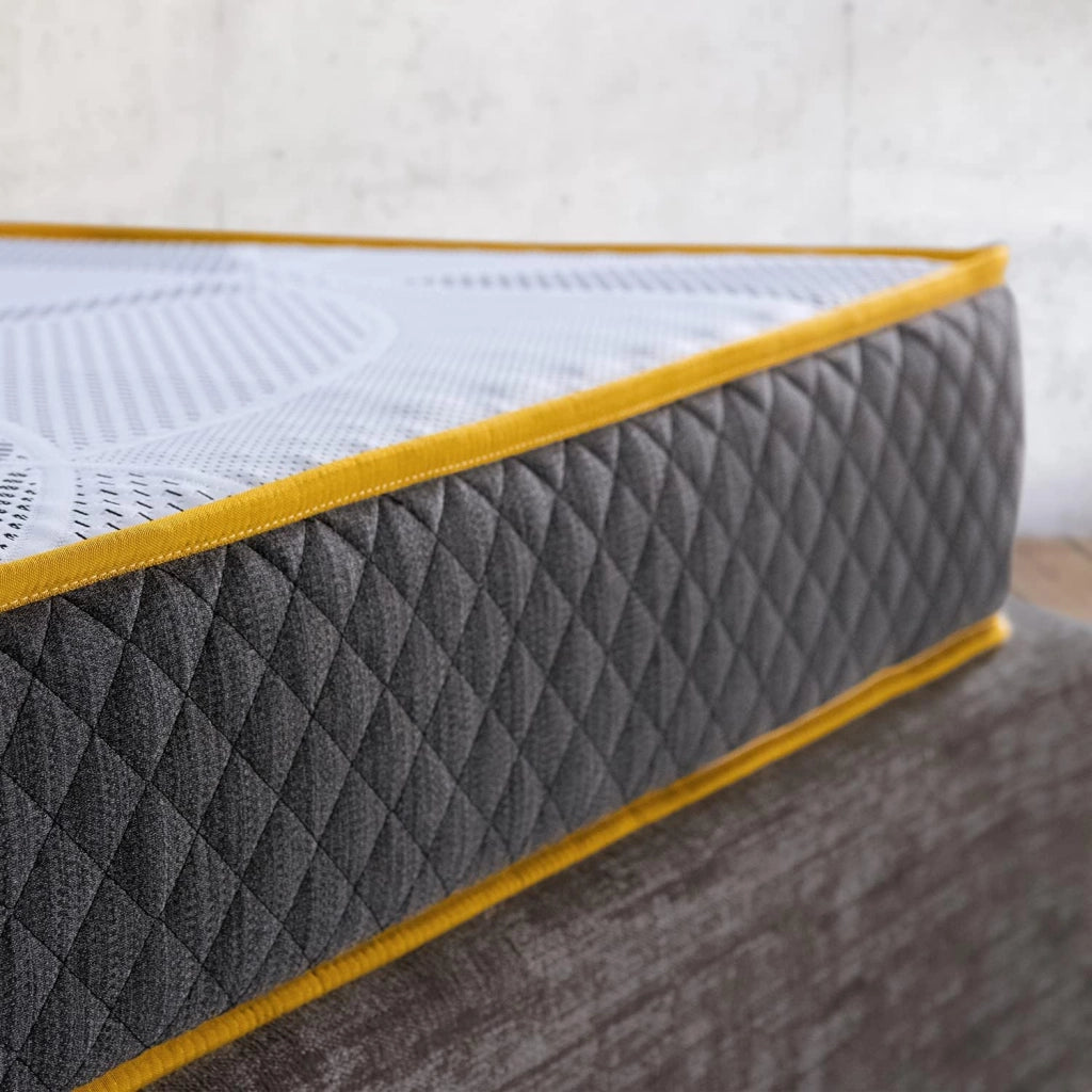 Materasso memory singolo 100X190 Cm, Materasso molto alto a zone H25 cm, Materasso ortopedico a 3 STRATI | Materasso anallergico prodotto in Italia - MOD. EQUILIBRIUM H25
