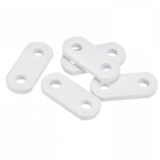 Pesi per corda da doccia in acciaio inossidabile - 10 pezzi - Peso 17 g - Dimensioni 38 x 17 x 4,5 mm