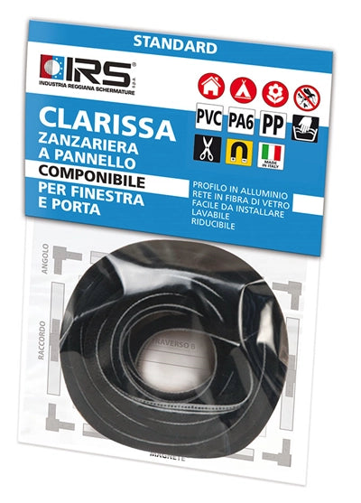 Spazzolino per Zanzariera Fissa a Pannello Clarissa 500 cm Guida IRS