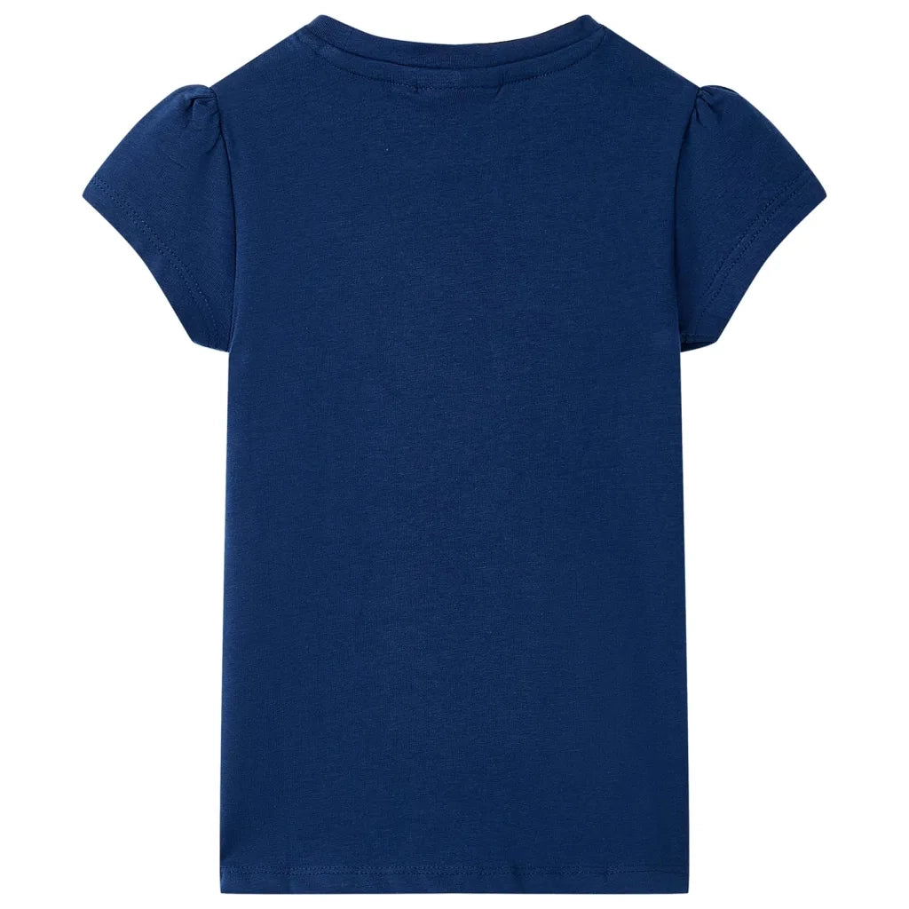 Maglietta da Bambina Blu Marino 116cod mxl 86452