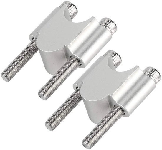 Altezza Sterzo Universale - Fermo Sterzo in Alluminio - Innalza Sterzo di 30mm - Adatto per Motocicletta/ATV/Crossmotor - Migliora il Comfort di Guida - Fermo Sterzo