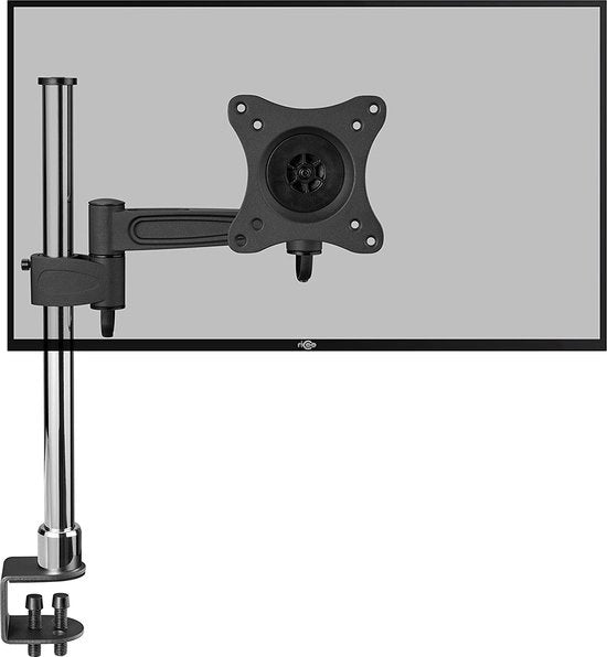 Sostegno per monitor per tavolo, supporto per schermo VESA per monitor da 13 a 30 pollici, supporto per schermo con braccio girevole TS2211, supporto per monitor regolabile e inclinabile.