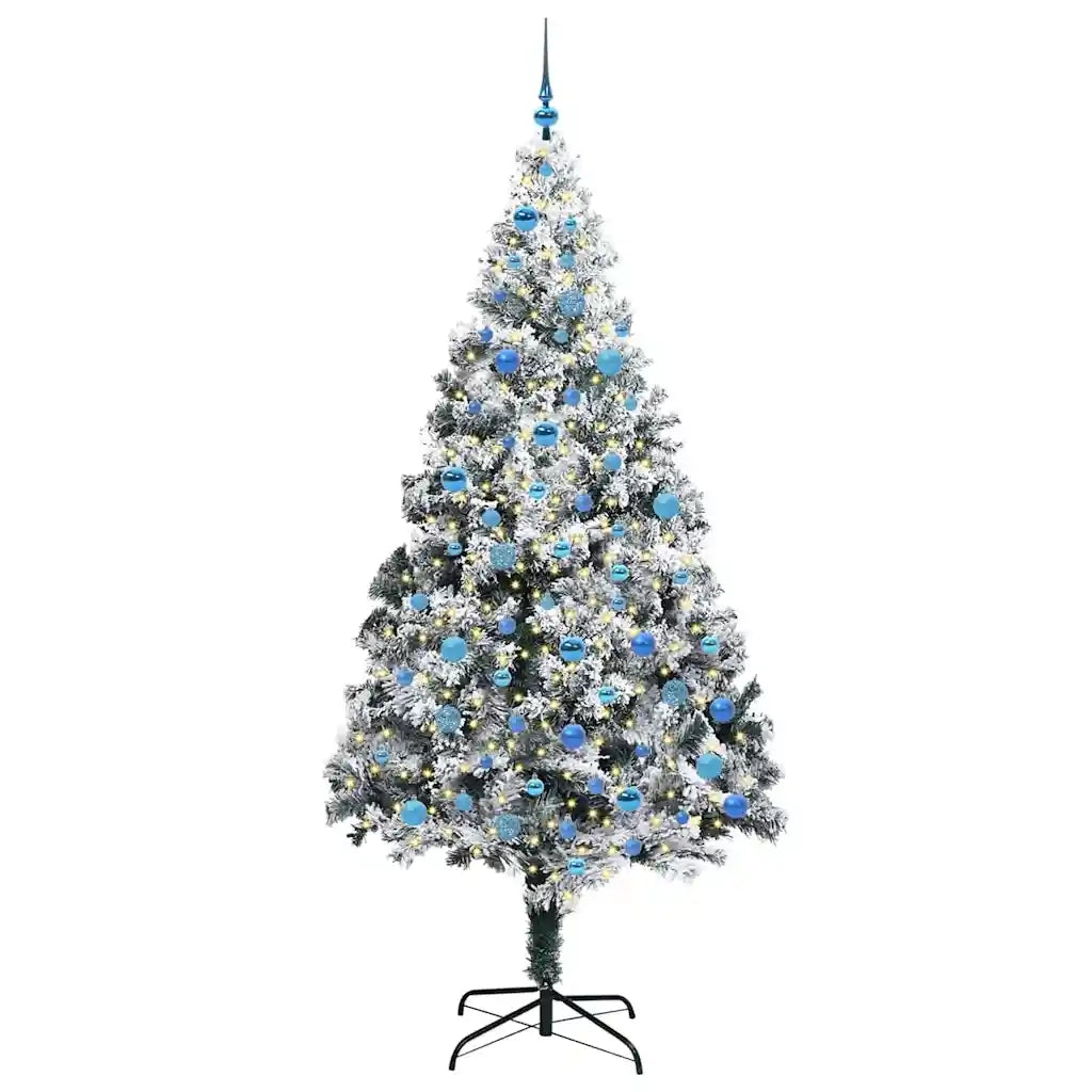 Albero di Natale | Decorazioni natalizie artificiale con 300 LED Bianco 240 cm