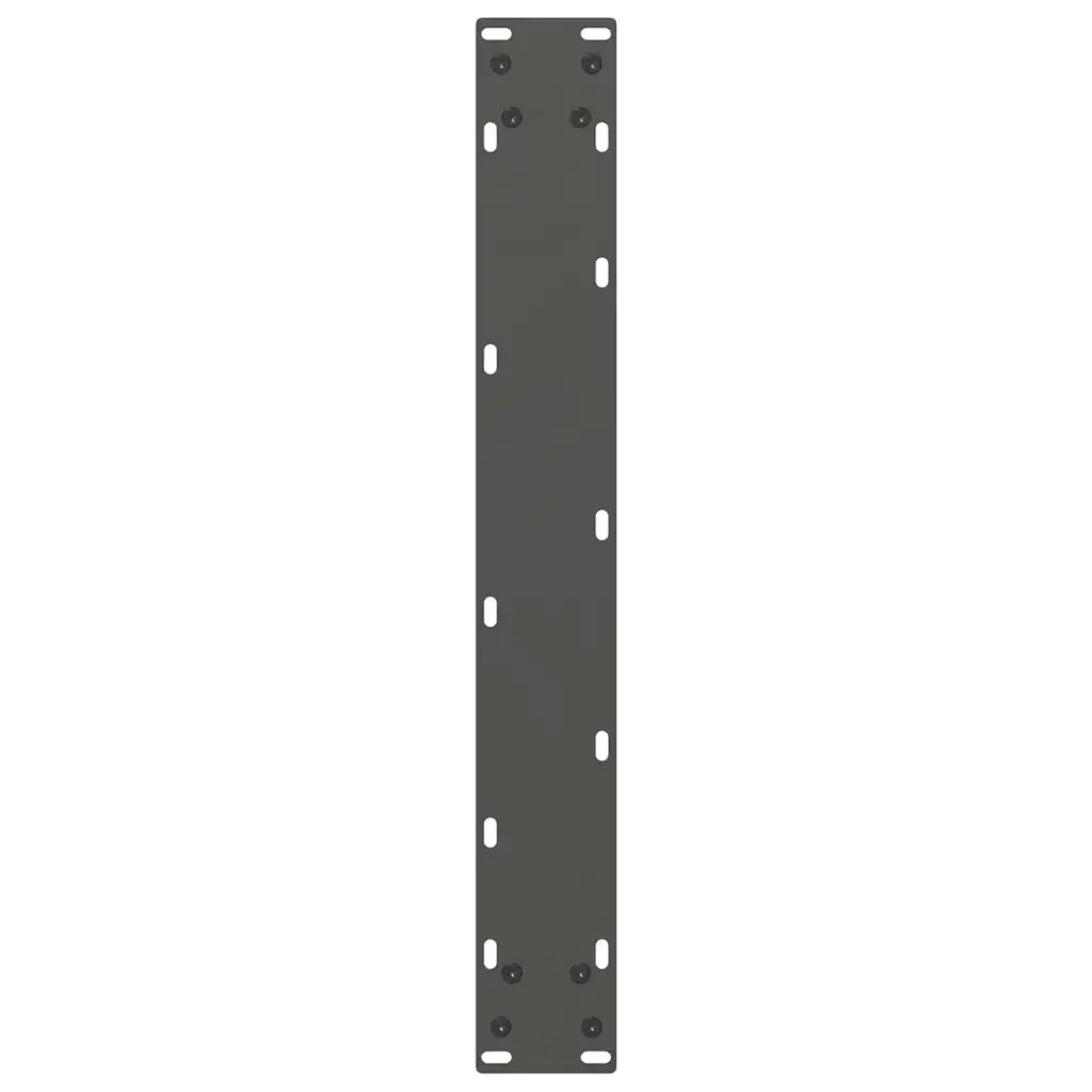 Gambe per tavolo da pranzo a forma di U 3 pz Antracite 70x(72-73) cm Acciaio