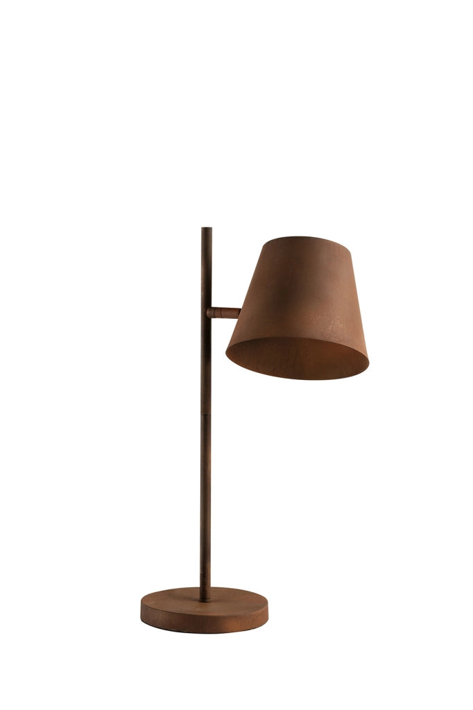 Lampada da tavolo ANABEL ruggine