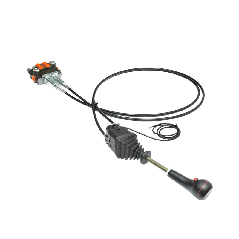 DISTRIBUTORE OLEODINAMICO con joystick, lunghezza cavo 2,5 m pressione 250 bar portata 40 l/min