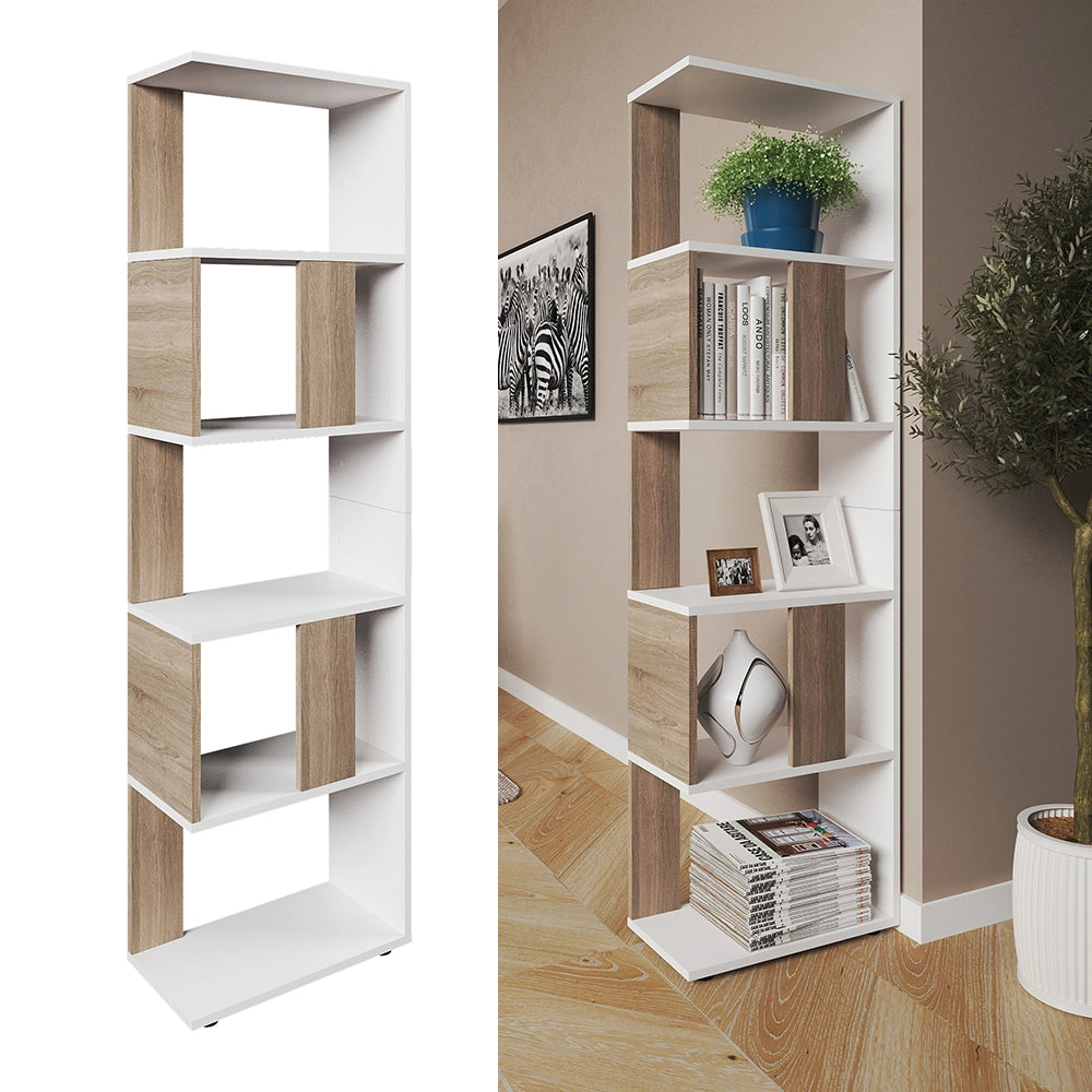Vicco Divisorio per ambienti Sonoma/Bianco 45 x 162.6 cm