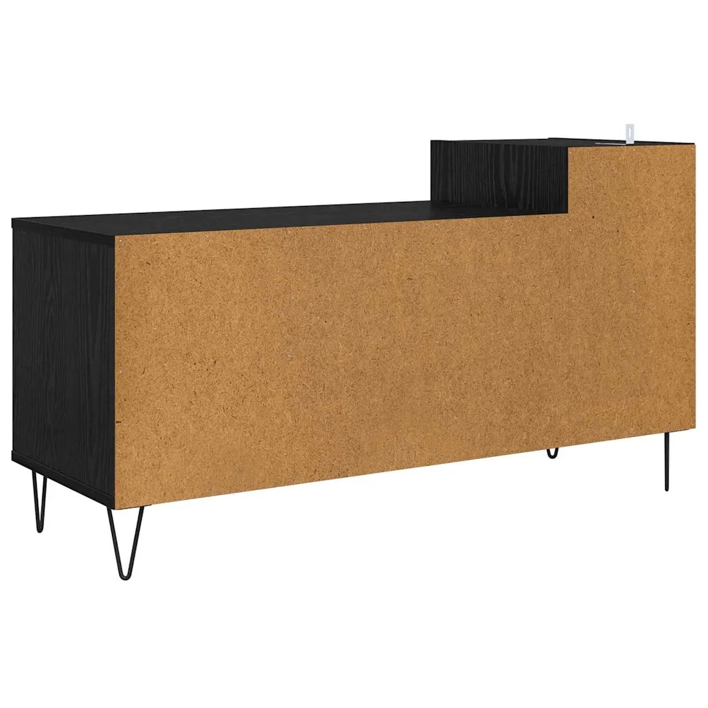 Mobile TV Rovere Nero 100 x 35 x 55 cm Legno multistrato 882722