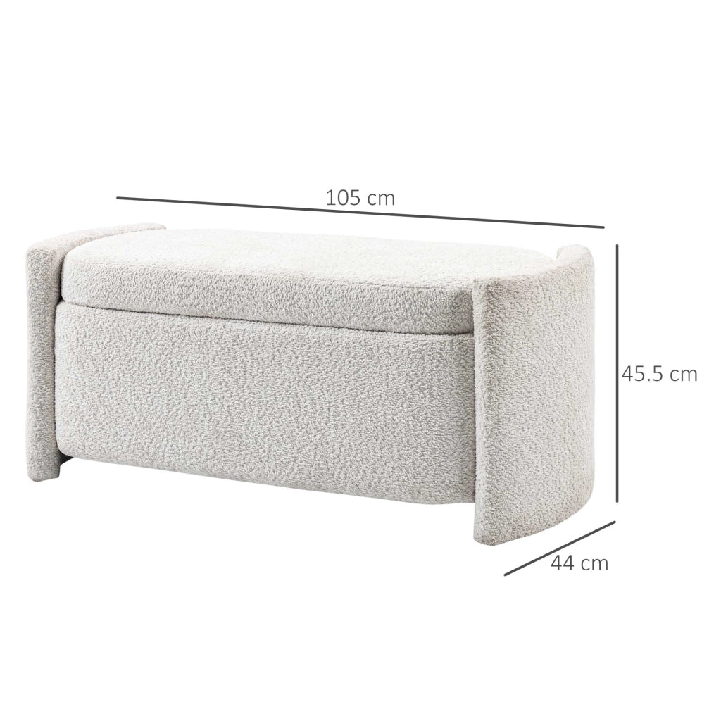Panca per ingresso con cassetti e ripiani ¨C zephmum ¨C 105x44x45,5 cm