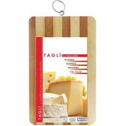 Trade Shop - Tagliere In Legno Naturale Resistente Per Alimenti Cucina Casa 26x36cm -